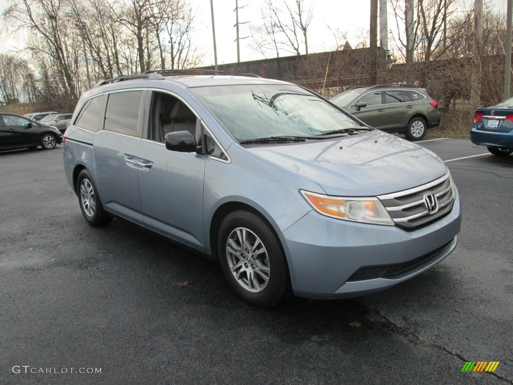 2011 Odyssey EX-L - Celestial Blue Metallic / Gray photo #4
