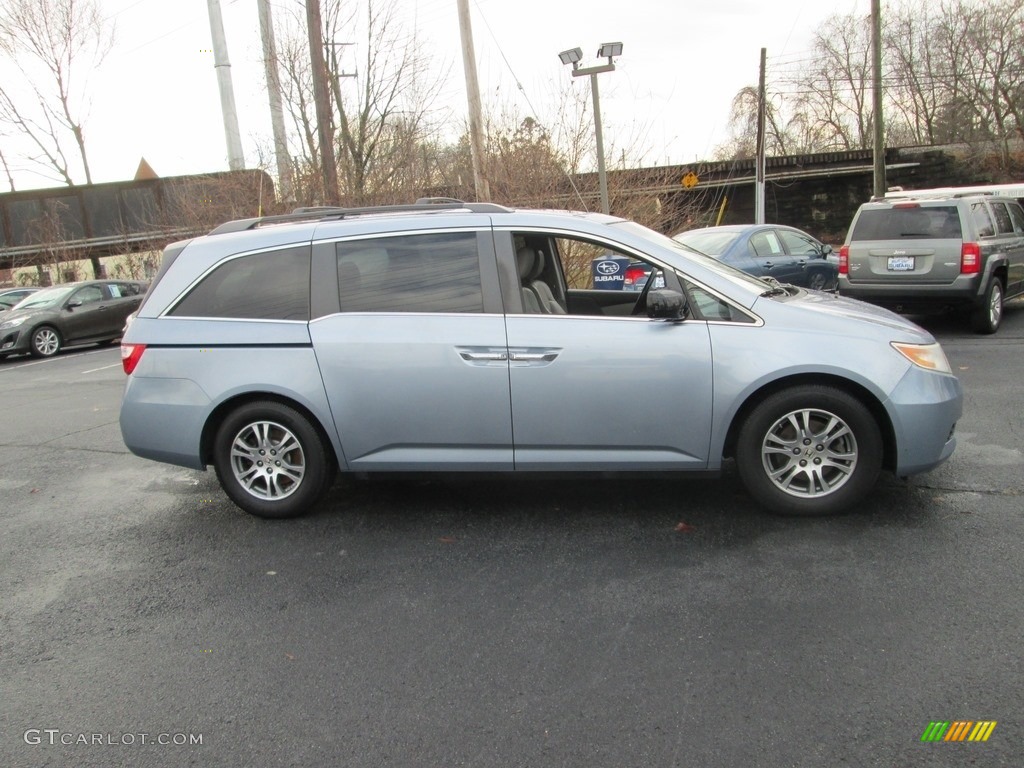 2011 Odyssey EX-L - Celestial Blue Metallic / Gray photo #5