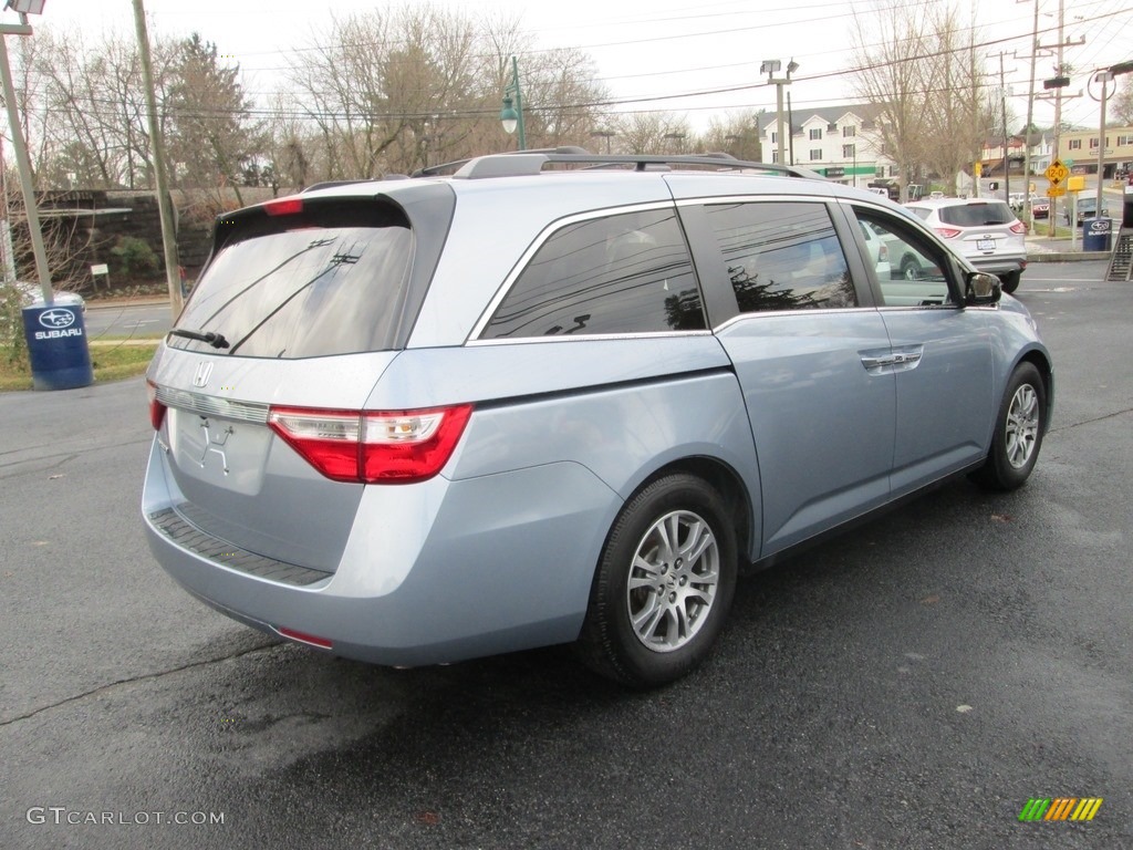 2011 Odyssey EX-L - Celestial Blue Metallic / Gray photo #6
