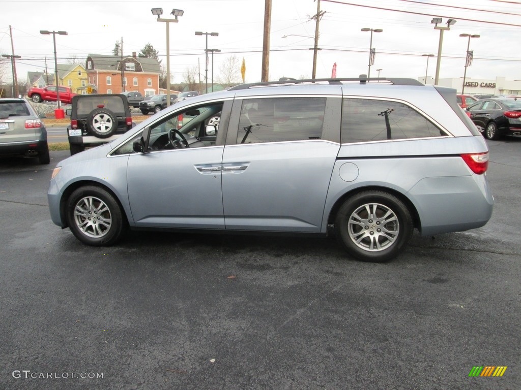 2011 Odyssey EX-L - Celestial Blue Metallic / Gray photo #9