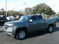 Satin Steel Metallic 2019 Chevrolet Colorado LT Extended Cab