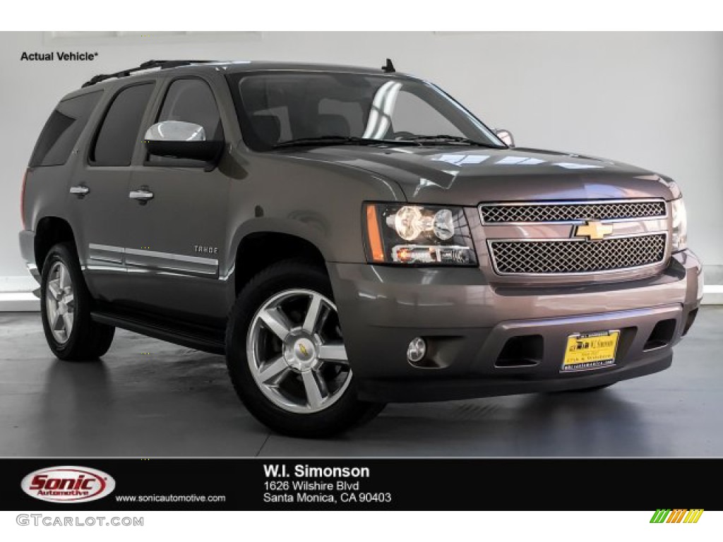 2013 Tahoe LTZ - Mocha Steel Metallic / Ebony photo #1