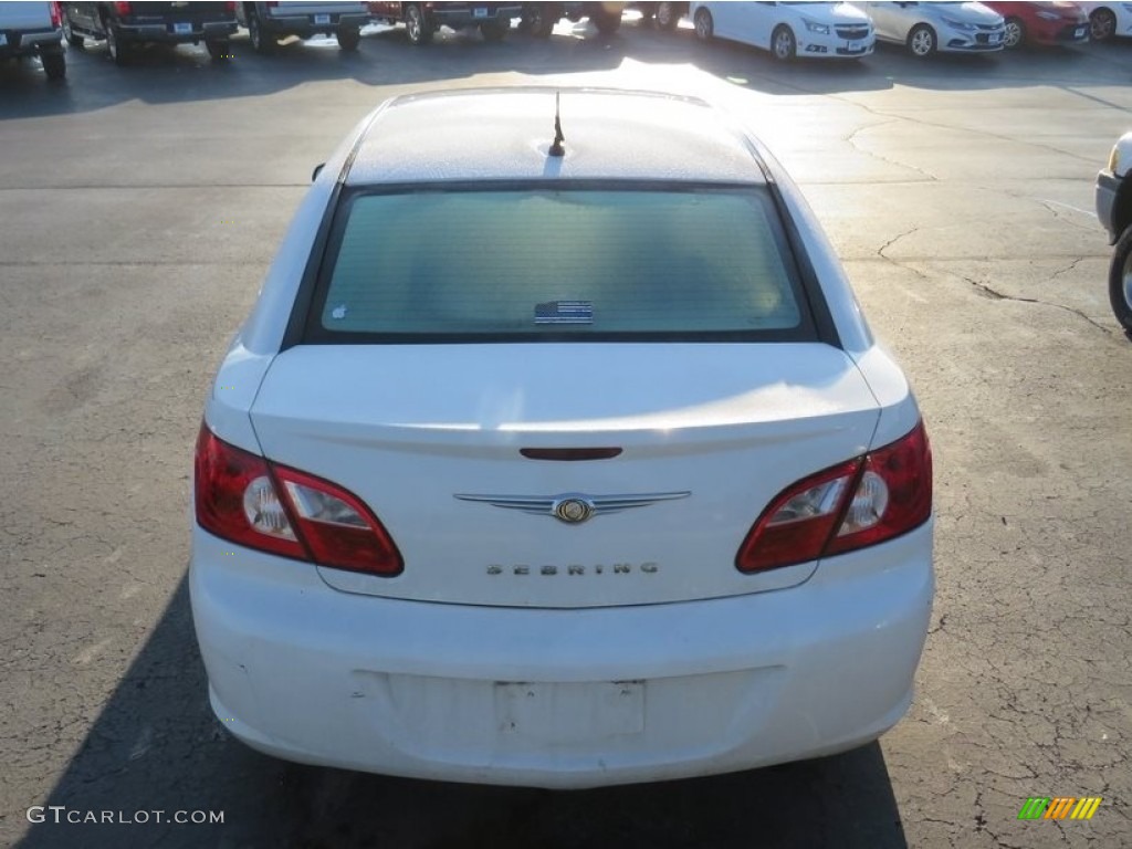 2007 Sebring Sedan - Stone White / Dark Slate Gray/Light Slate Gray photo #15