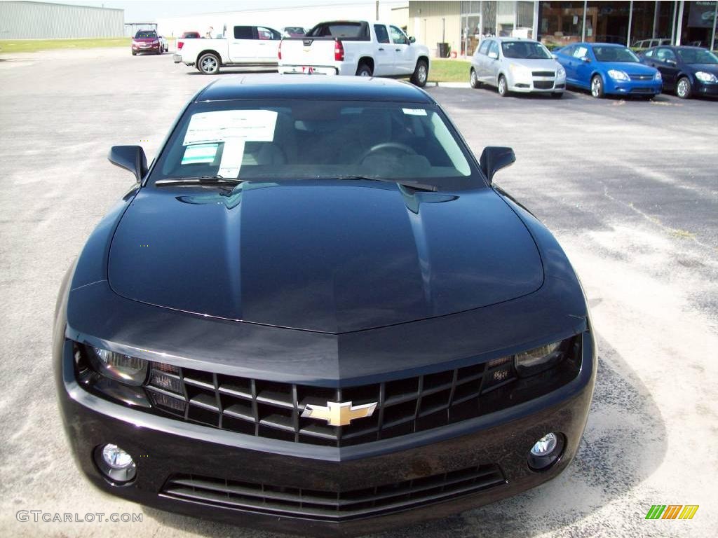 2010 Camaro LT Coupe - Black / Gray photo #10