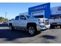 Quicksilver Metallic - Sierra 1500 SLT Crew Cab 4WD Photo No. 1