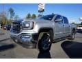 Quicksilver Metallic - Sierra 1500 SLT Crew Cab 4WD Photo No. 3