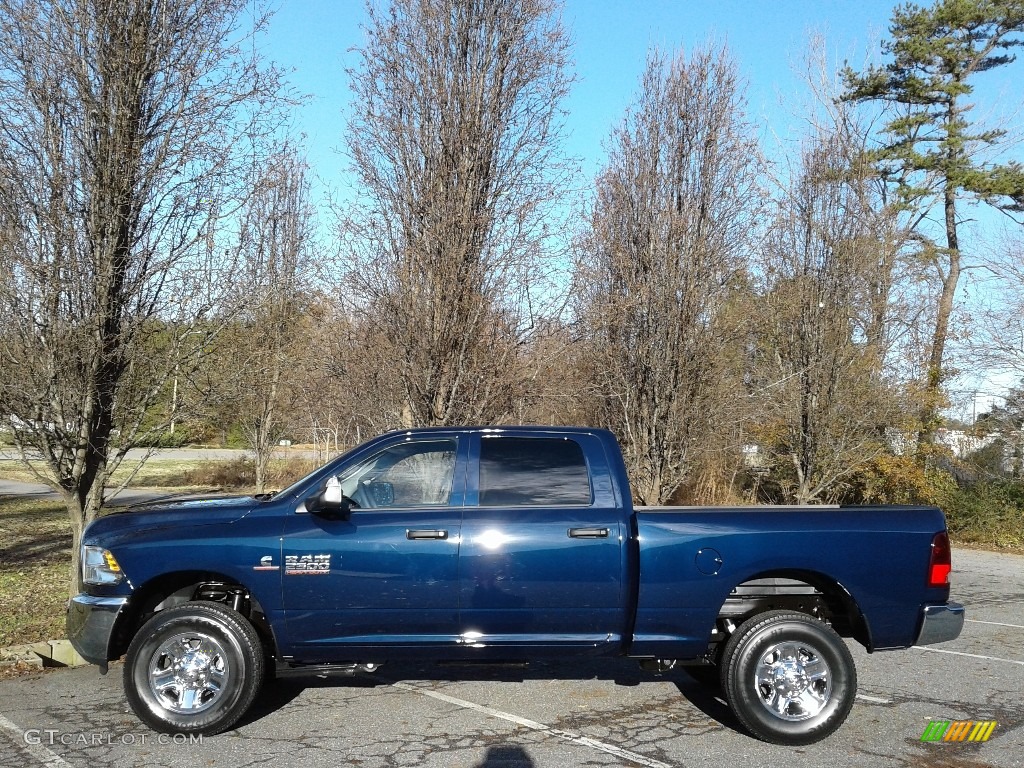 2018 2500 Tradesman Crew Cab 4x4 - True Blue Pearl / Black/Diesel Gray photo #1