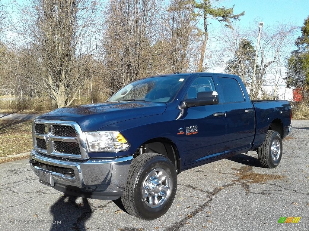 2018 2500 Tradesman Crew Cab 4x4 - True Blue Pearl / Black/Diesel Gray photo #2
