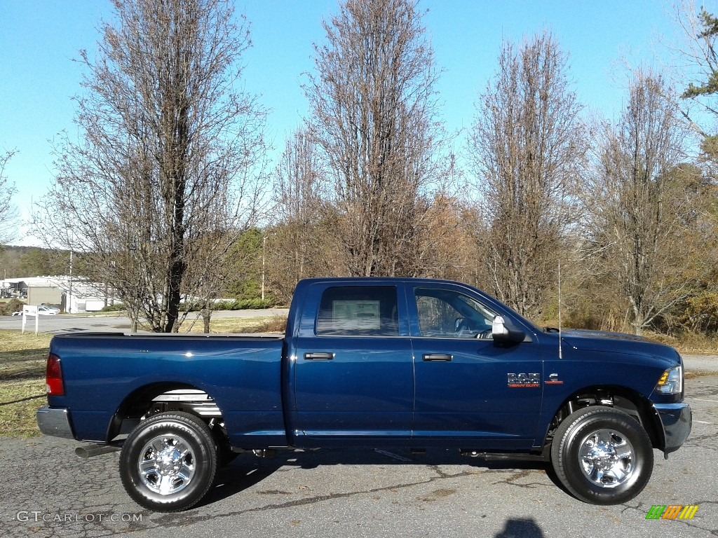 2018 2500 Tradesman Crew Cab 4x4 - True Blue Pearl / Black/Diesel Gray photo #5