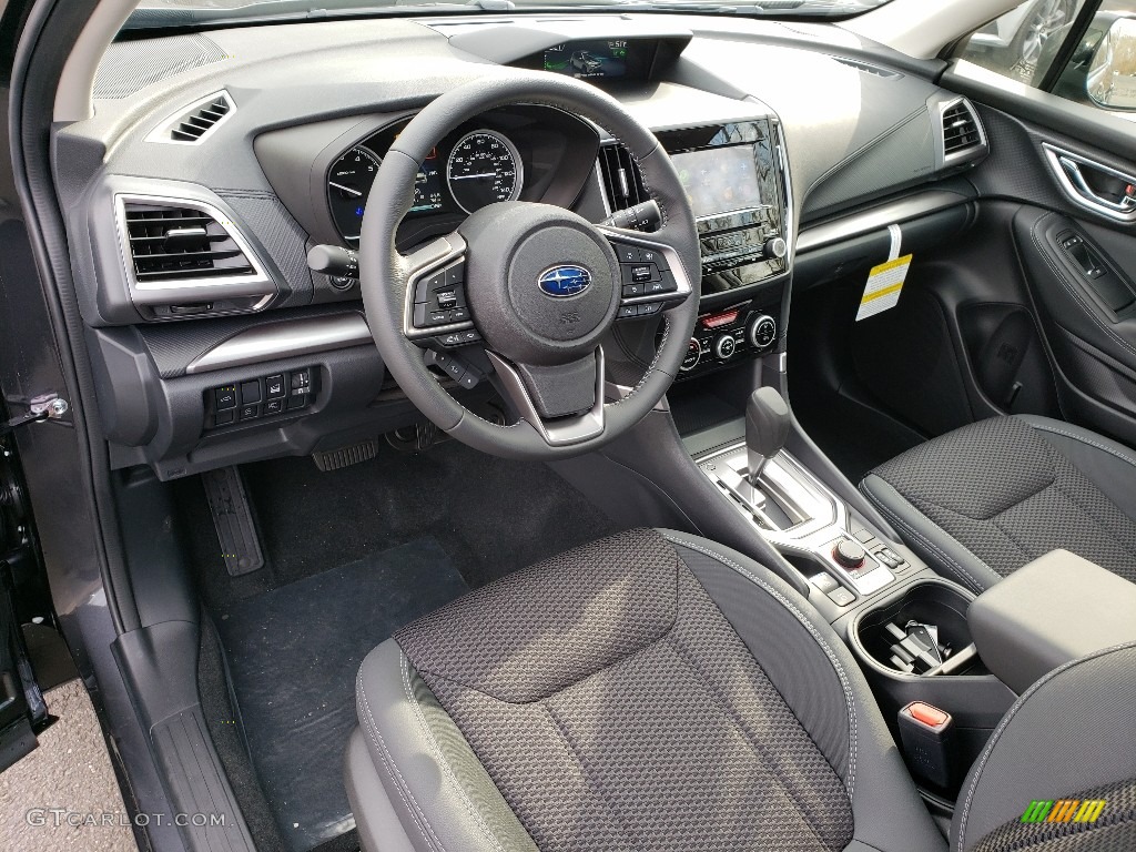 Black Interior 2019 Subaru Forester 2.5i Premium Photo #131002964