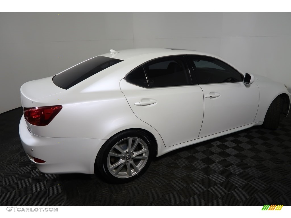 2008 IS 350 - Starfire White Pearl / Black photo #16