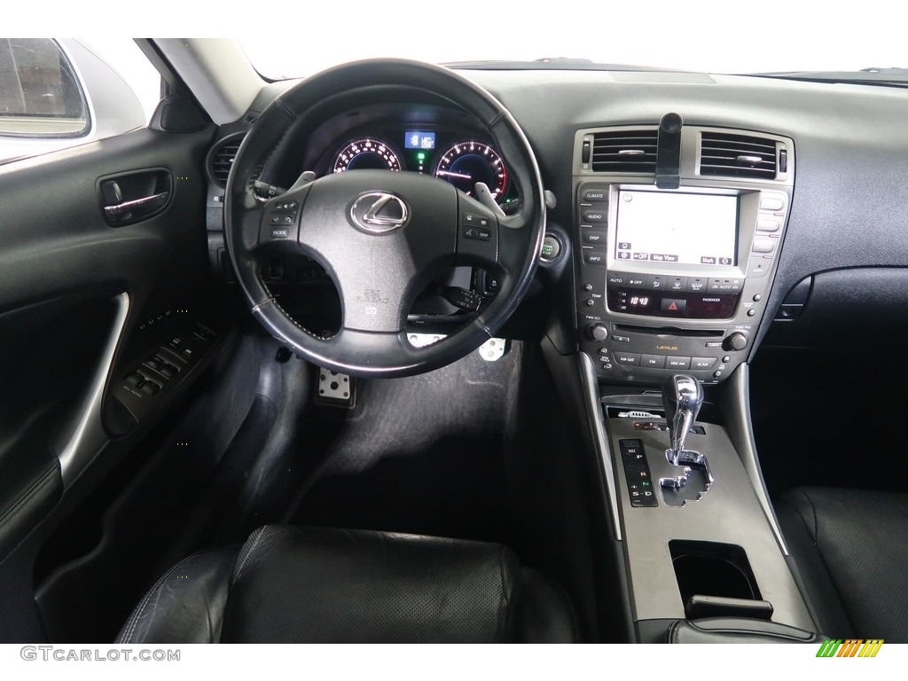 2008 IS 350 - Starfire White Pearl / Black photo #20