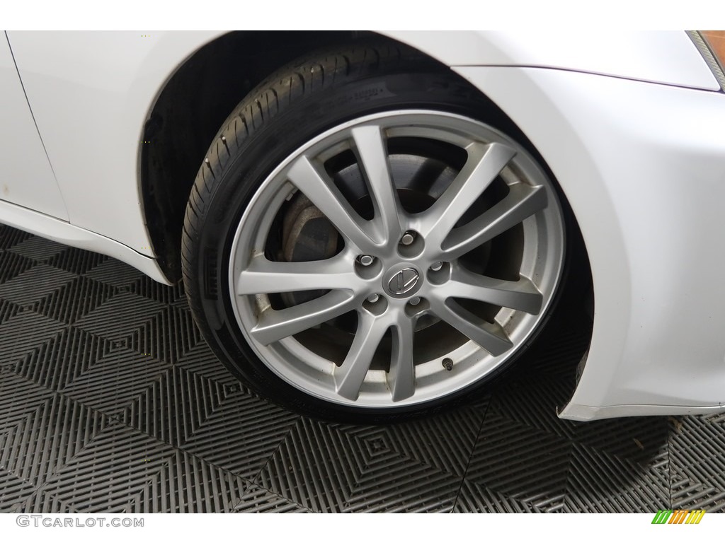 2008 IS 350 - Starfire White Pearl / Black photo #31