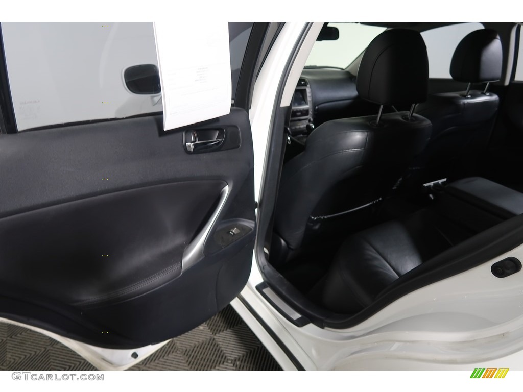 2008 IS 350 - Starfire White Pearl / Black photo #41