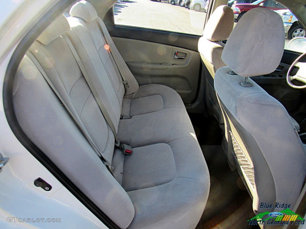 2008 Spectra EX Sedan - White / Gray photo #9