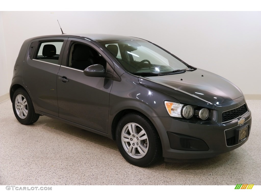 2013 Sonic LT Hatch - Cyber Gray Metallic / Jet Black/Dark Titanium photo #1