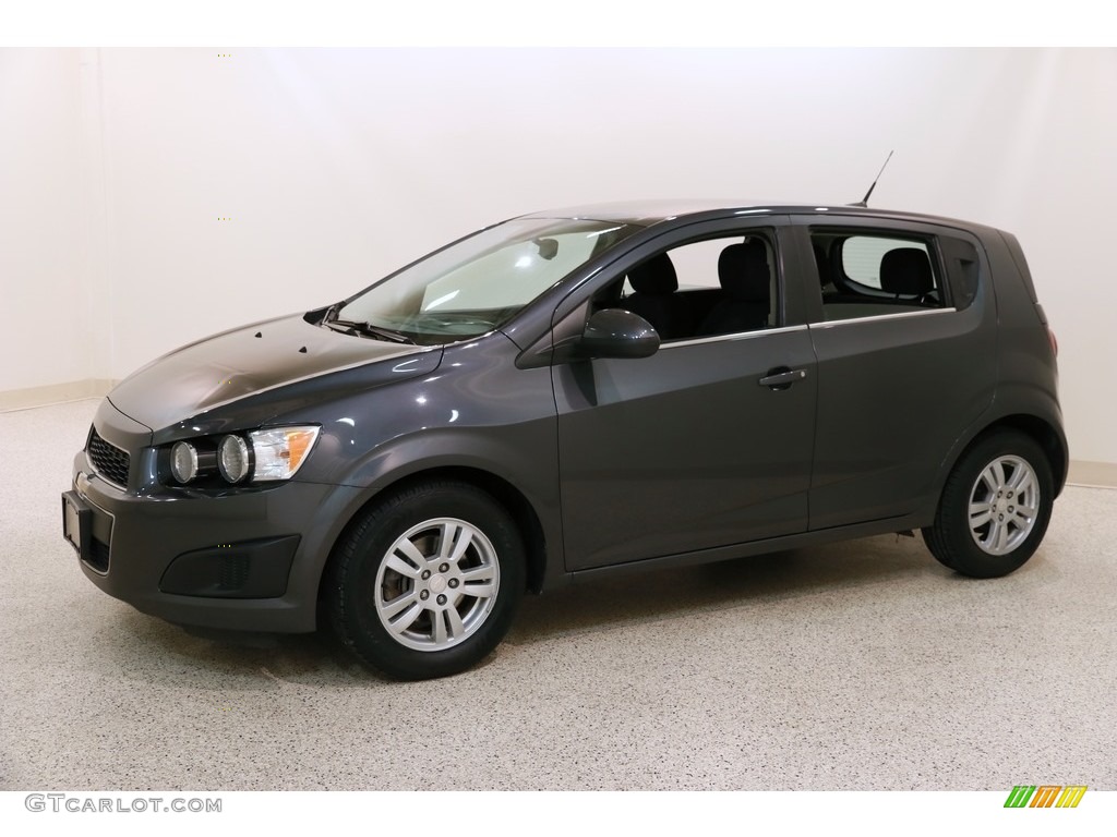2013 Sonic LT Hatch - Cyber Gray Metallic / Jet Black/Dark Titanium photo #3