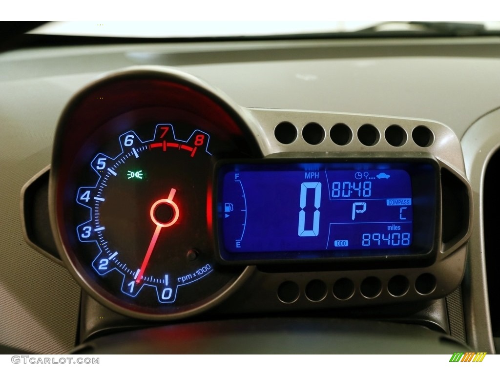 2013 Sonic LT Hatch - Cyber Gray Metallic / Jet Black/Dark Titanium photo #8