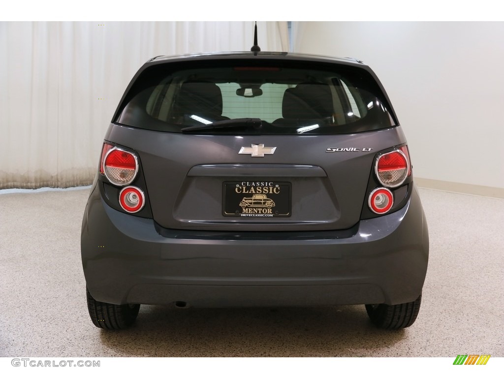 2013 Sonic LT Hatch - Cyber Gray Metallic / Jet Black/Dark Titanium photo #15