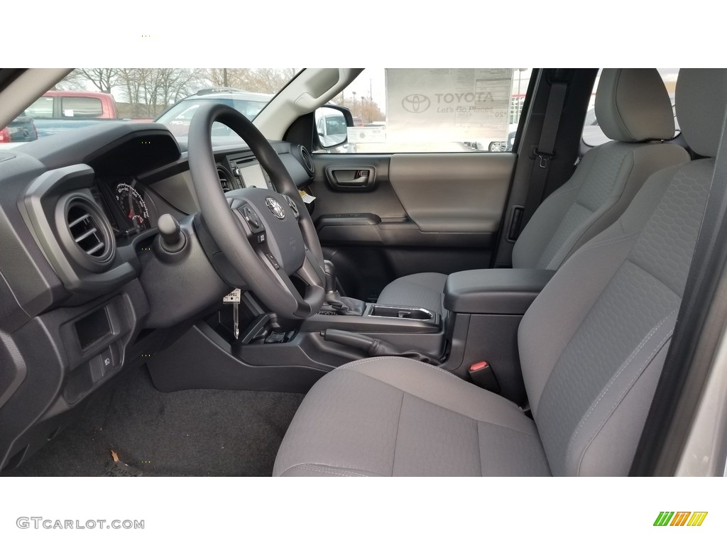 Cement Gray Interior 2019 Toyota Tacoma SR Access Cab 4x4 Photo #131012199