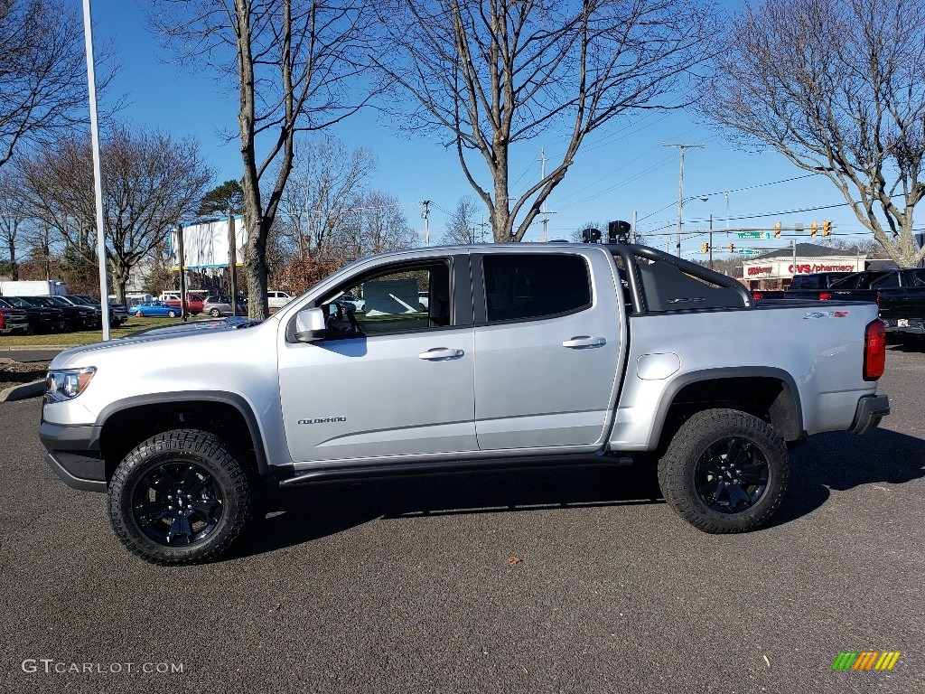 Silver Ice Metallic 2019 Chevrolet Colorado ZR2 Crew Cab 4x4 Exterior Photo #131012475