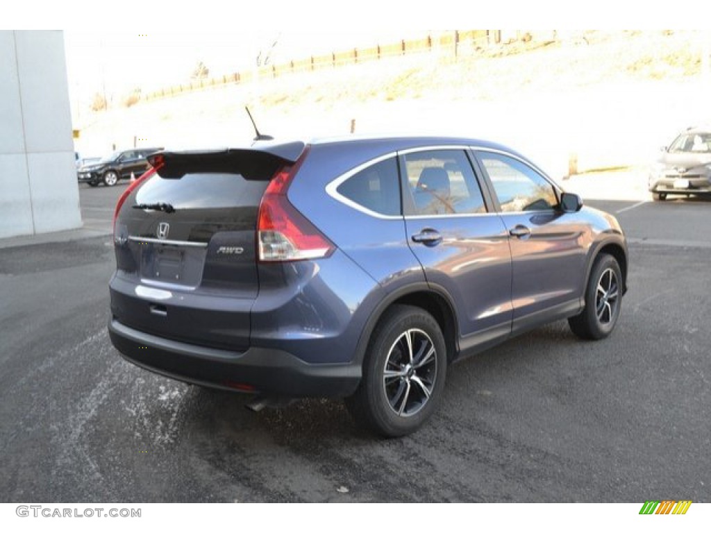 2013 CR-V EX-L AWD - Twilight Blue Metallic / Beige photo #6