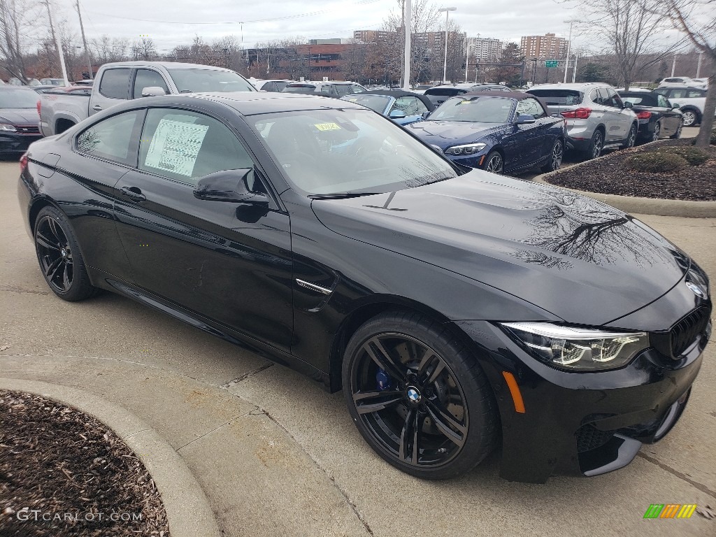 Black Sapphire Metallic 2019 BMW M4 Coupe Exterior Photo #131015670