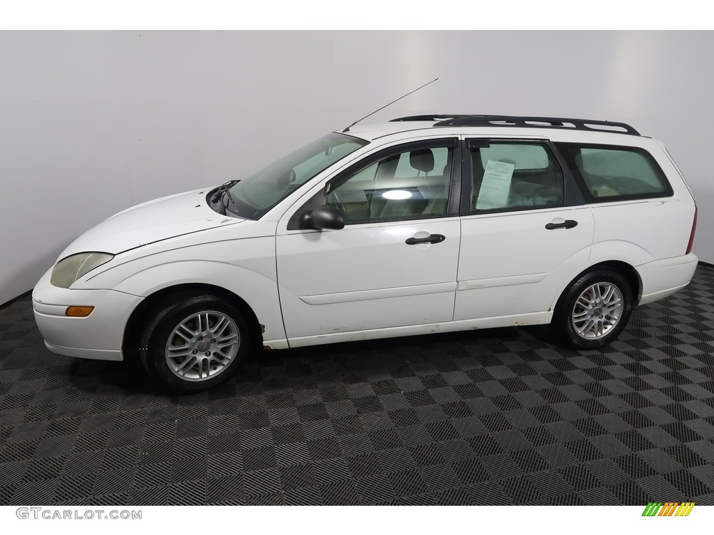 2003 Focus ZTW Wagon - Cloud 9 White / Medium Parchment photo #7