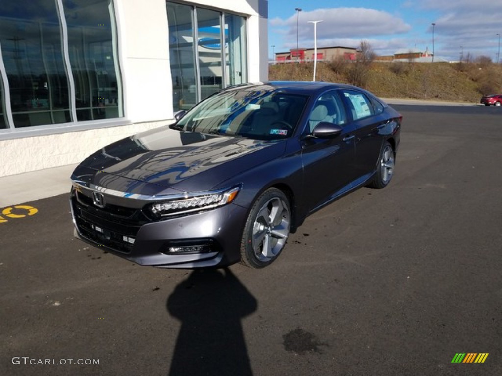 2019 Accord Touring Sedan - Modern Steel Metallic / Gray photo #2