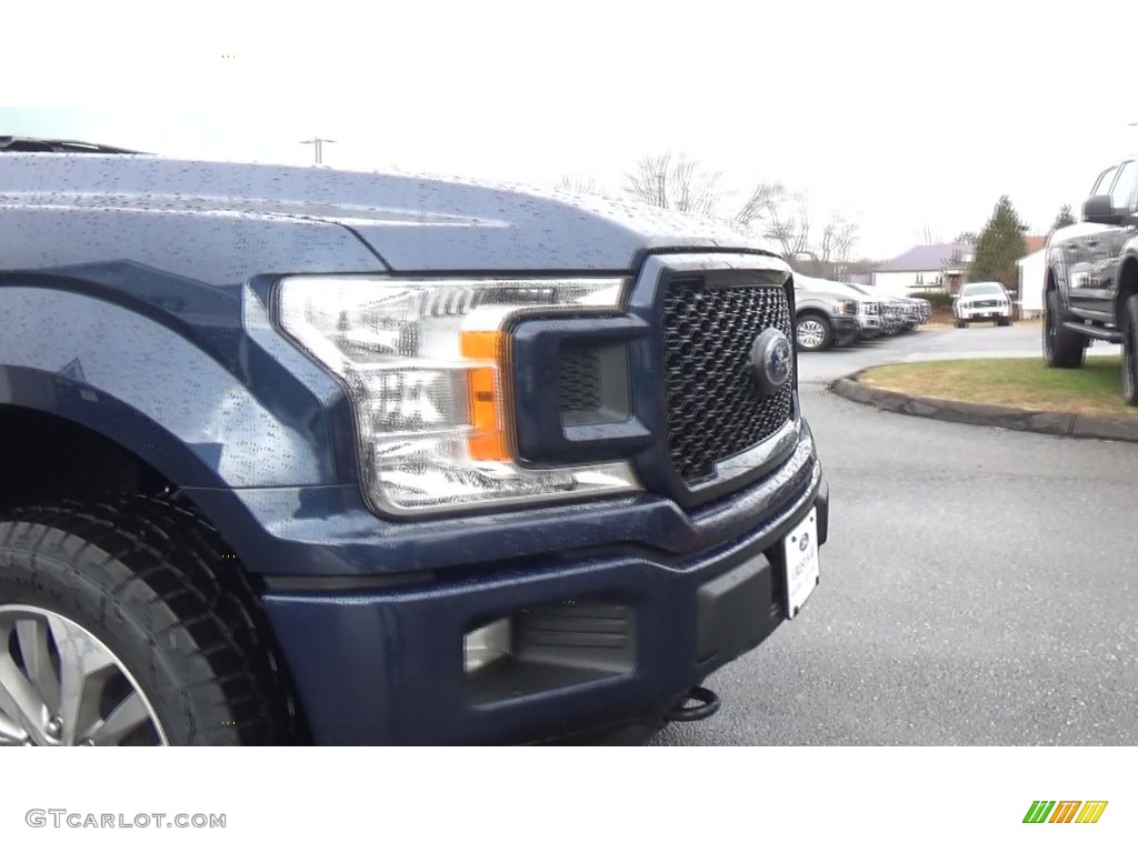 2018 F150 STX SuperCab 4x4 - Blue Jeans / Earth Gray photo #27