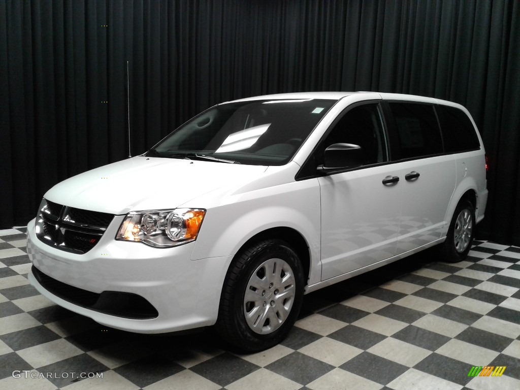 2019 Grand Caravan SE - White Knuckle / Black/Light Graystone photo #2