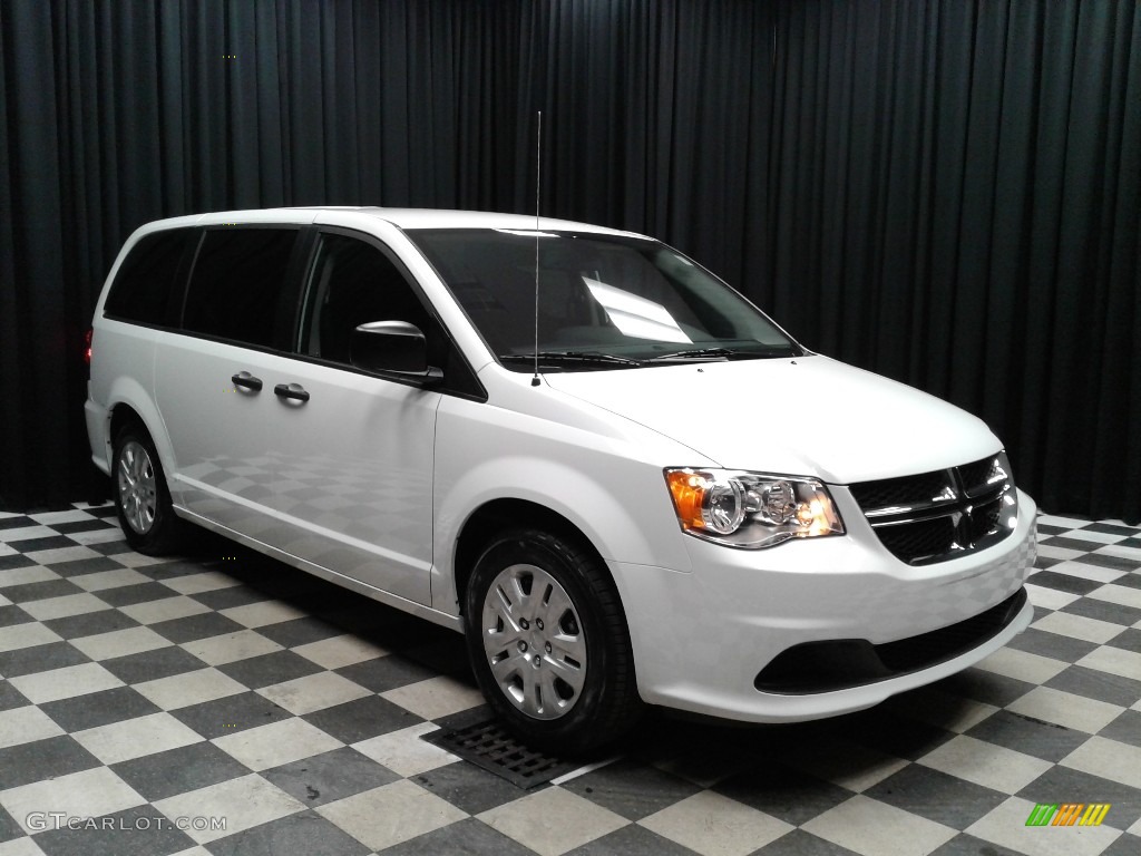 2019 Grand Caravan SE - White Knuckle / Black/Light Graystone photo #4