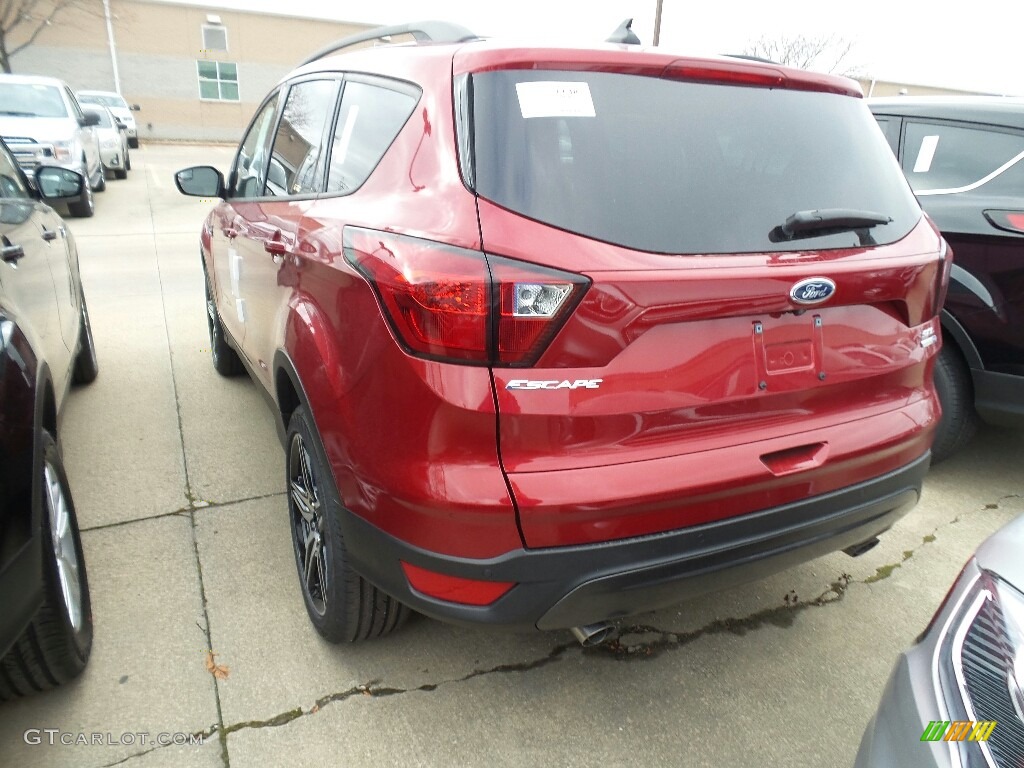 2019 Escape SEL 4WD - Ruby Red / Chromite Gray/Charcoal Black photo #3