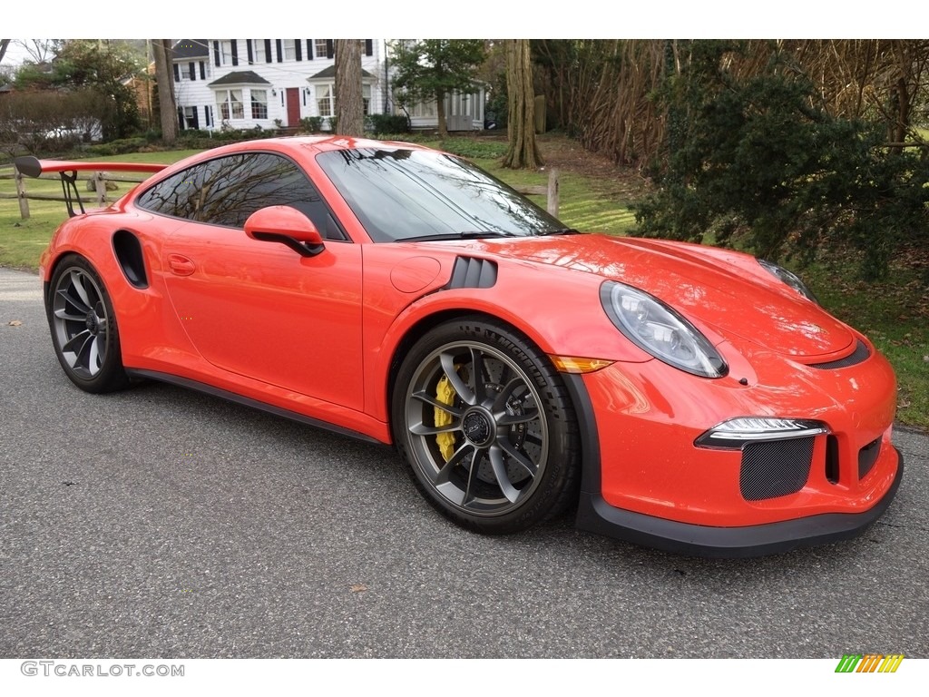 Lava Orange 2016 Porsche 911 GT3 RS Exterior Photo #131022018