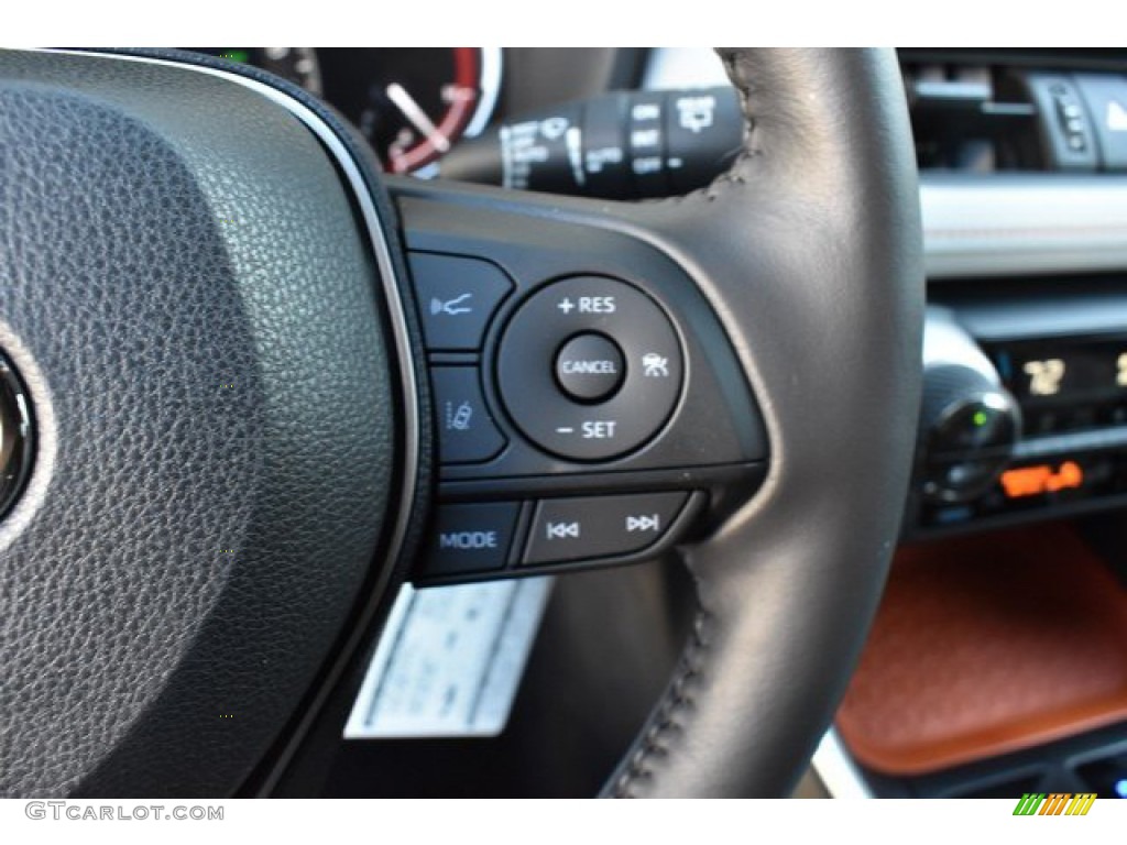 2019 Toyota RAV4 Adventure AWD Mocha Steering Wheel Photo #131022132