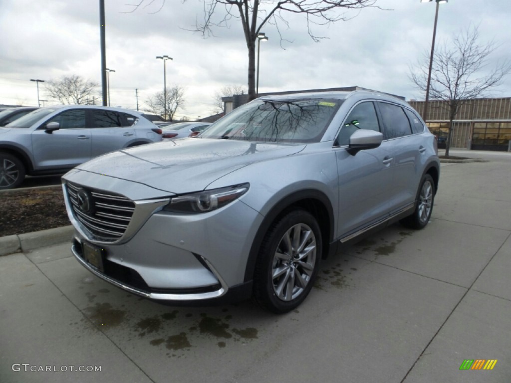 Sonic Silver Metallic 2019 Mazda CX-9 Signature AWD Exterior Photo #131023023