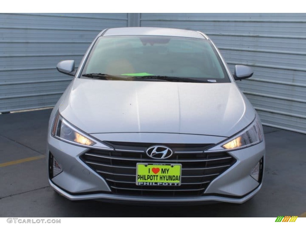 2019 Elantra SEL - Symphony Silver / Gray photo #3