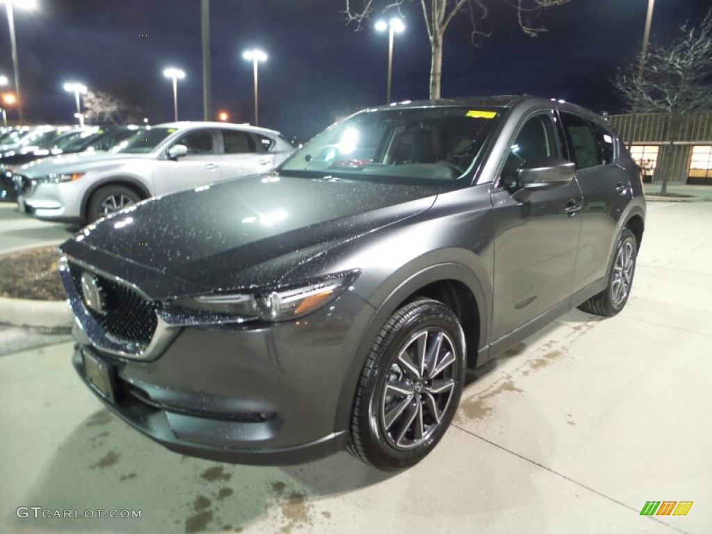 2018 CX-5 Grand Touring AWD - Machine Gray Metallic / Black photo #1