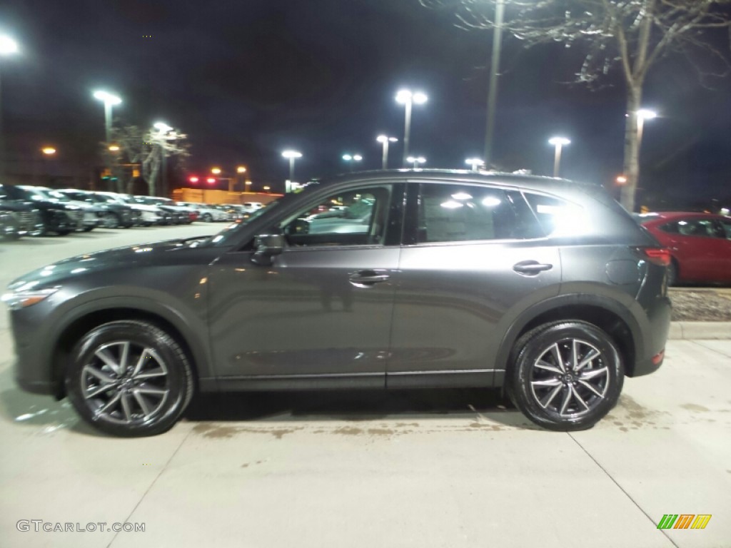 2018 CX-5 Grand Touring AWD - Machine Gray Metallic / Black photo #2