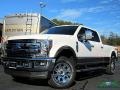 2019 White Platinum Ford F350 Super Duty Lariat Crew Cab 4x4  photo #1
