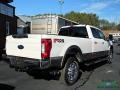 2019 White Platinum Ford F350 Super Duty Lariat Crew Cab 4x4  photo #5