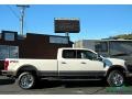 2019 White Platinum Ford F350 Super Duty Lariat Crew Cab 4x4  photo #6