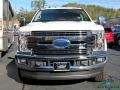 2019 White Platinum Ford F350 Super Duty Lariat Crew Cab 4x4  photo #8