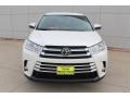 2019 Blizzard Pearl White Toyota Highlander LE Plus  photo #3