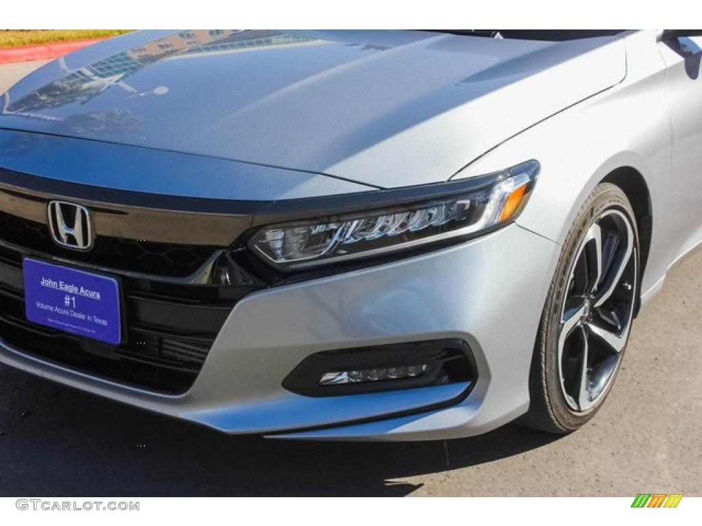 2018 Accord Sport Sedan - Lunar Silver Metallic / Black photo #12