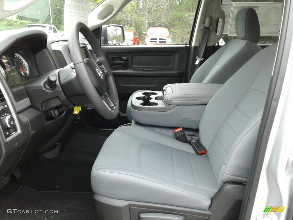 2019 1500 Classic Tradesman Crew Cab 4x4 - Bright Silver Metallic / Black/Diesel Gray photo #9