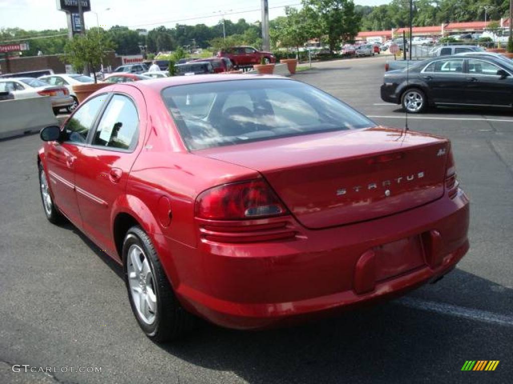2001 Stratus ES Sedan - Inferno Red Tinted Pearl / Dark Slate Gray photo #5