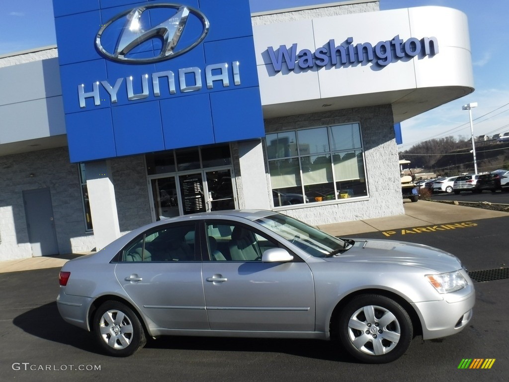 2009 Sonata GLS V6 - Bright Silver / Gray photo #2