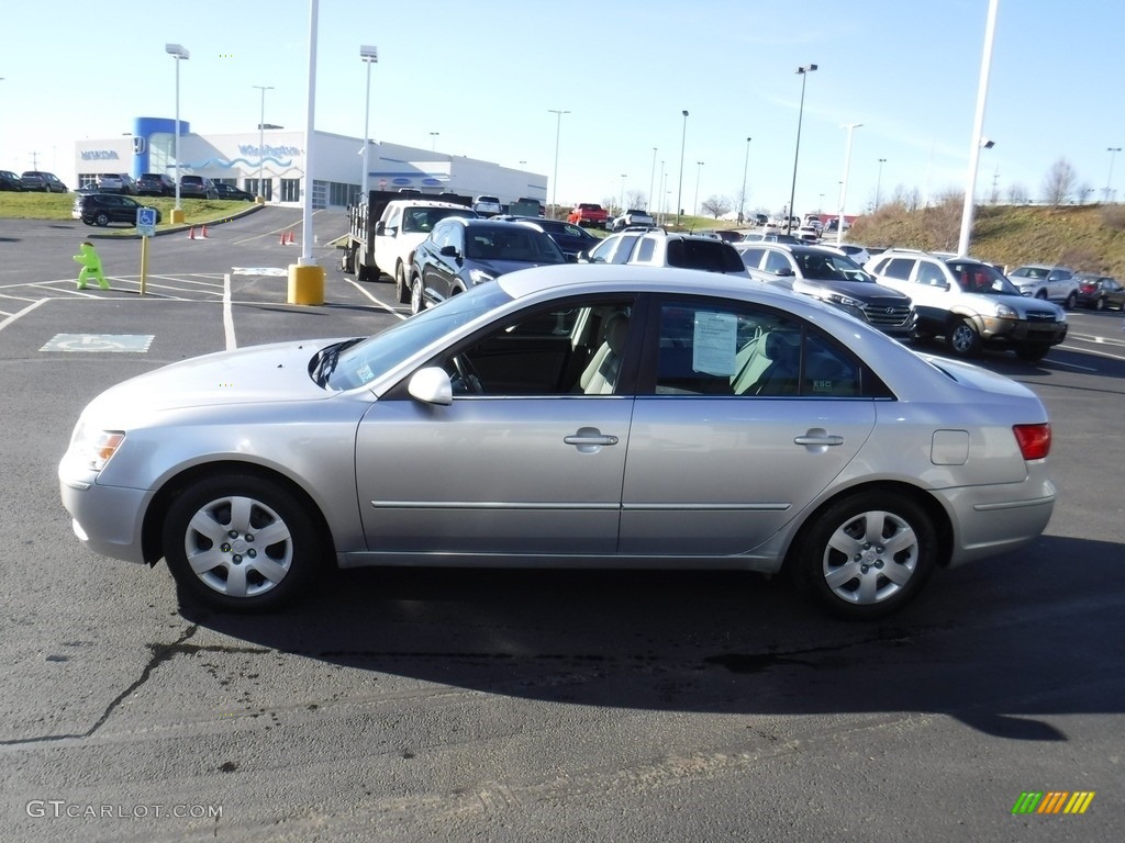2009 Sonata GLS V6 - Bright Silver / Gray photo #6