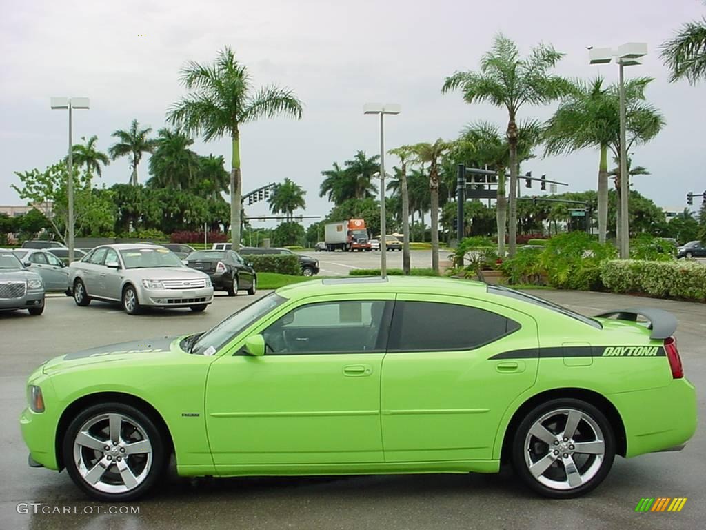 2007 Charger R/T Daytona - Sublime Metallic / Dark Slate Gray/Light Graystone photo #7